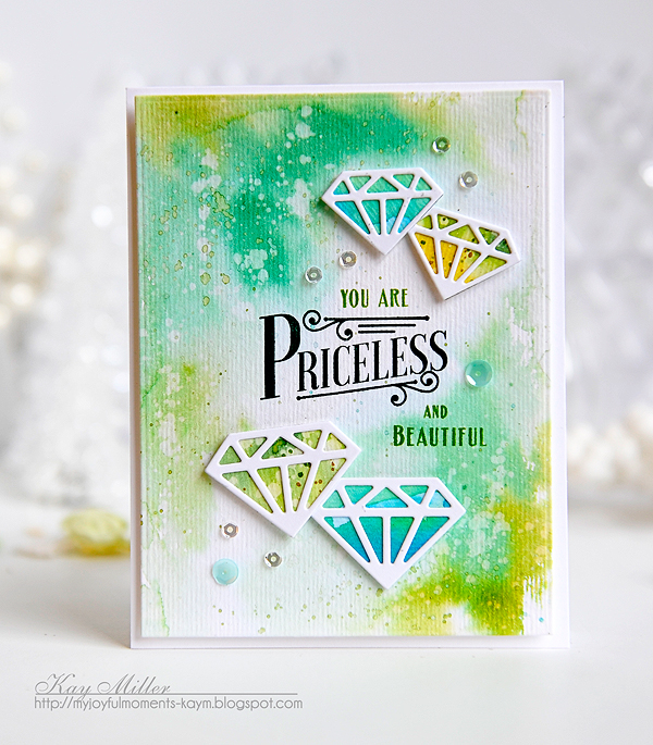 STAMPS: You&#039;re A Gem<br />
DIES: Cover Plate: Gem Stone Dies<br />
INK: Pinefeather, New...