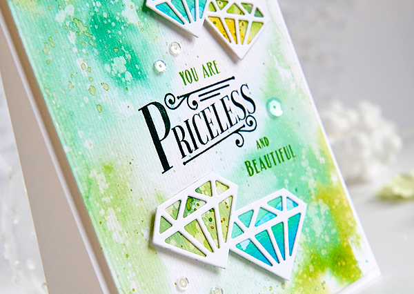 STAMPS: You&#039;re A Gem<br />
DIES: Cover Plate: Gem Stone Dies<br />
INK: Pinefeather, New...