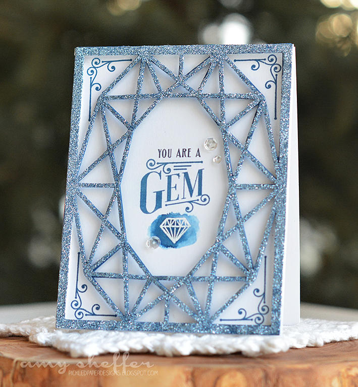 STAMPS: You&#039;re A Gem<br />
<br />
DIES: Gemstone Cover Plate<br />
<br />
INK:...