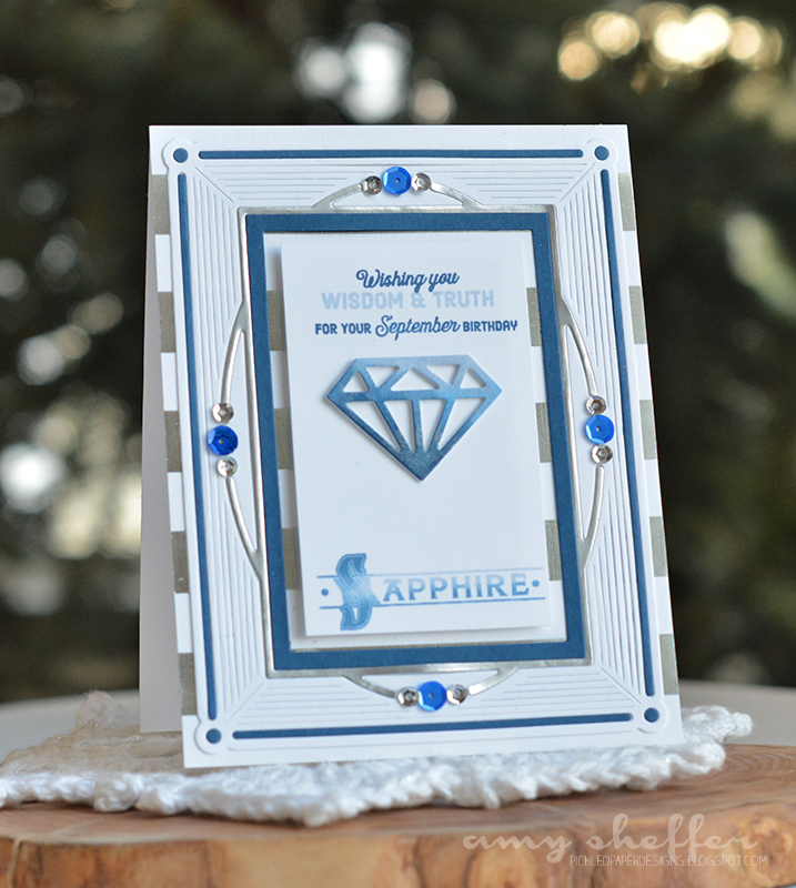 STAMPS: Charmed<br />
<br />
DIES: Charmed Frame, Gemstone Cover Plate<br />
<br />
INK:...