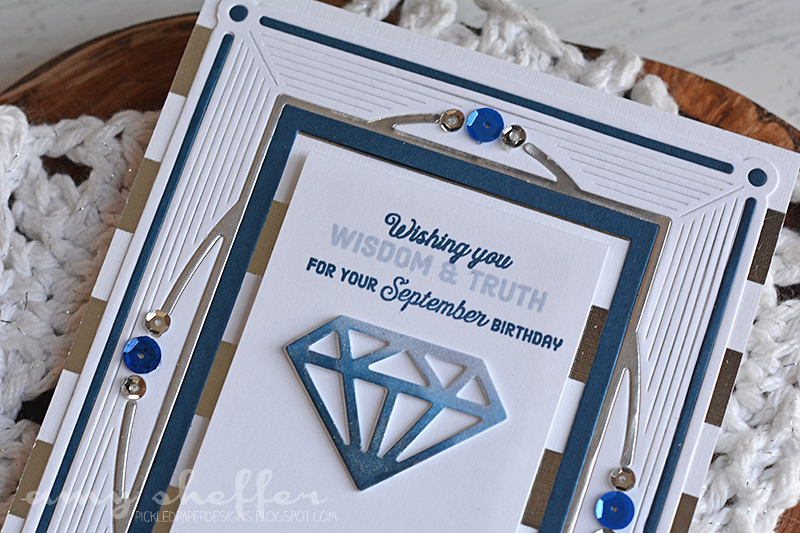 STAMPS: Charmed<br />
<br />
DIES: Charmed Frame, Gemstone Cover Plate<br />
<br />
INK:...