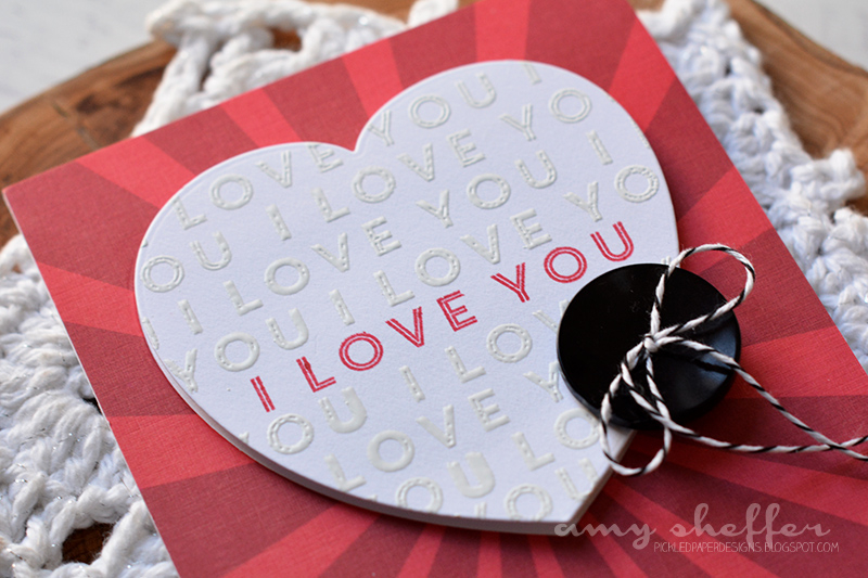Stamps: Keep It Simple: Love<br />
<br />
Dies: Enclosed: Heart<br />
<br />
Ink: VersaMark,...
