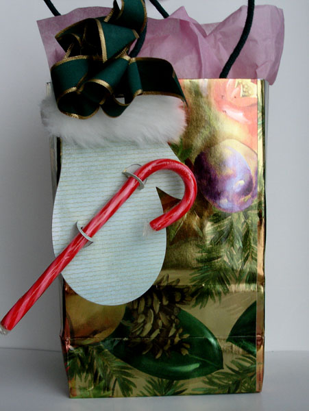 I created this mitten tag from some dp in my stash and then used The Write Stuff to create a...