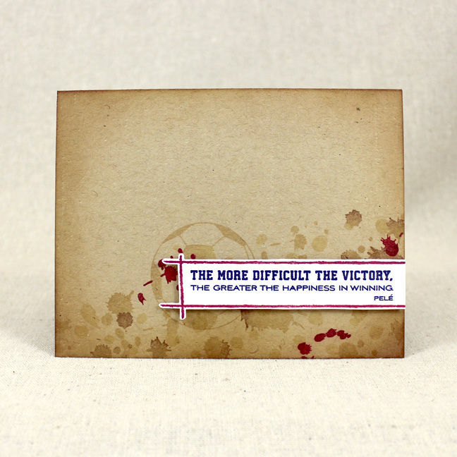 Stamps: Background Basics: Splats, Go For The Goal, Drips &amp; Dribbles<br />
Cardstock:...