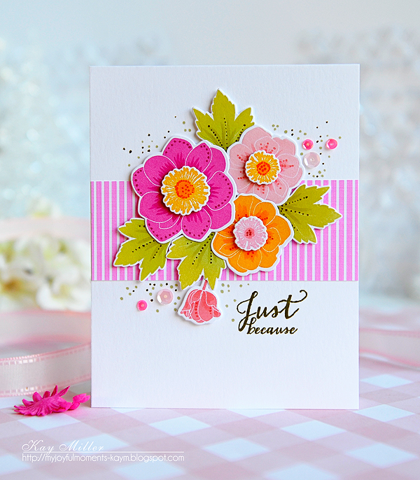 STAMPS: Bold Blossoms<br />
DIES: Bold Blossoms<br />
PAPER: Stamperâ€™s Select, Lovely Lady +...