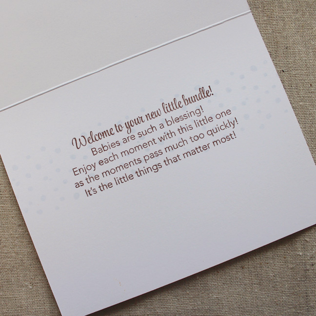 Stamps: Background Basics: Splats, Polka Dot Parade #4, Keep It Simple: Baby, Tucked In: Baby -...