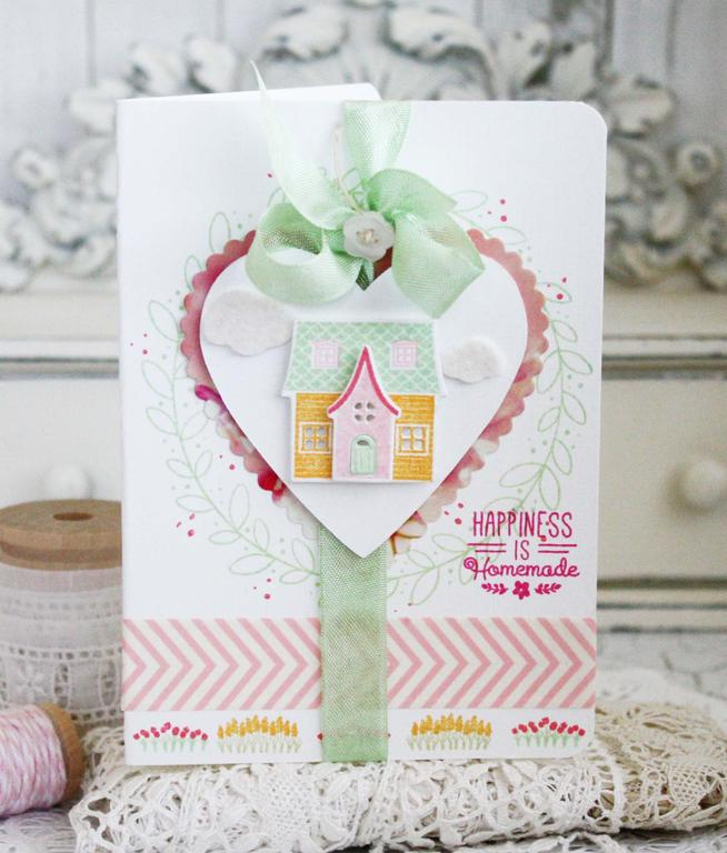 Papertrey Ink Supplies Used:<br />
Stamps:<br />
Petite Places:  Home &amp; Garden, Rustic...