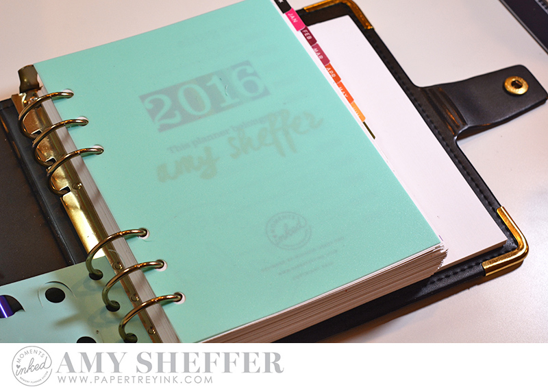 Dies: Moments Inked: Binder Pages<br />
<br />
Other: plastic two-pocket folder