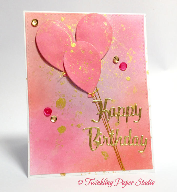 Balloon Bash Birthday Card