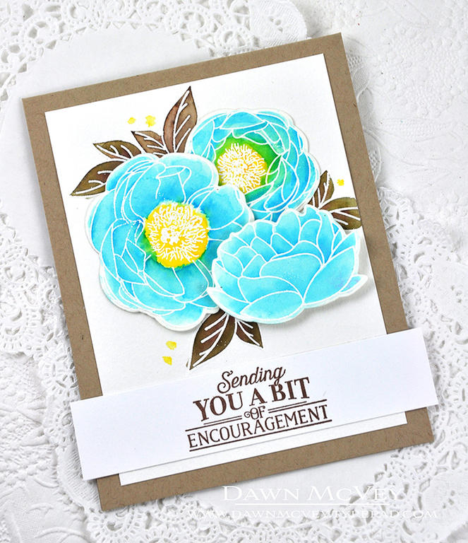 Paper: stamper&#039;s select white, kraft, watercolor<br />
Stamps: Peonies on Parade, A...