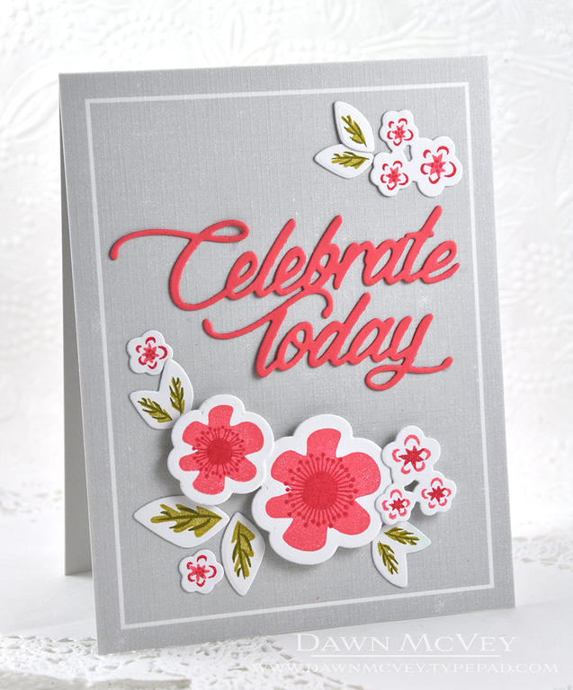 Paper: stamper's select white, Color Pop Florals<br />
Stamps: Color Pop Florals<br />...