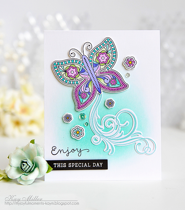 STAMPS: What The Doodle: Butterfly, Fancy Flourishes<br />
DIES: What The Doodle: Butterfly,...