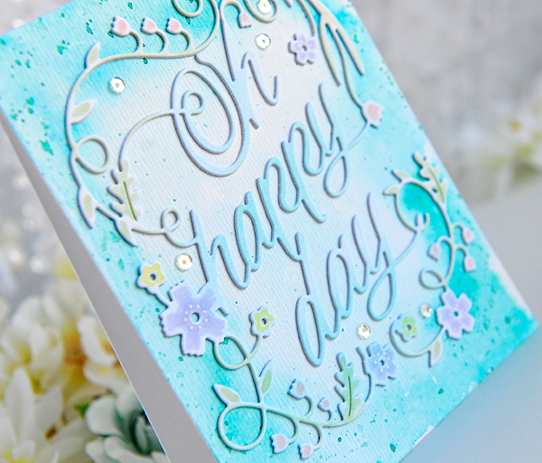 STAMPS: Paper Clippings: Happy Day<br />
DIES: Paper Clippings: Happy Day<br />
INK: Hawaiian...