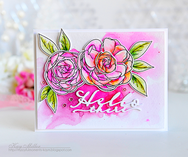 STAMPS: Peonies On Parade<br />
DIES: Peonies On Parade, Scripted Dies<br />
PAPER:...