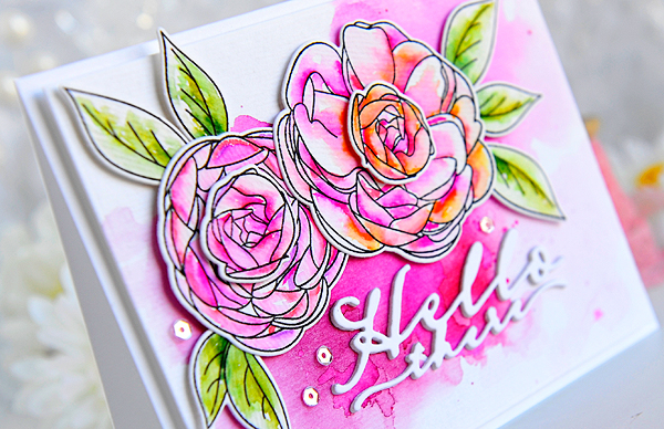 STAMPS: Peonies On Parade<br />
DIES: Peonies On Parade, Scripted Dies<br />
PAPER:...