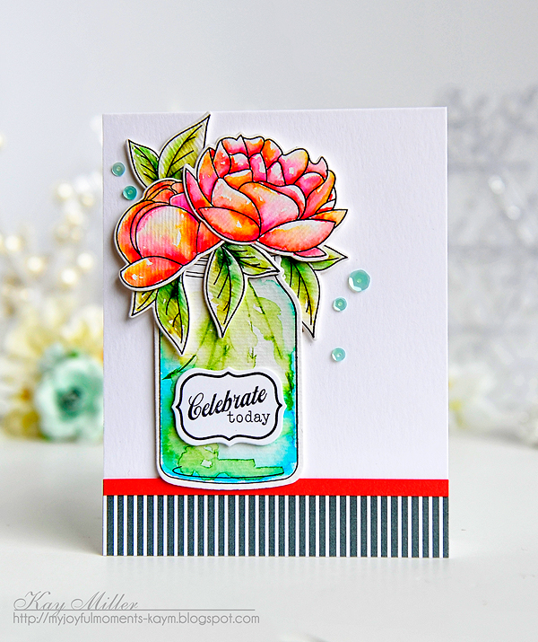 STAMPS: Just The Jar Quart, Peonies On Parade, Friendship Jar<br />
DIES: Just The Jar Quart,...