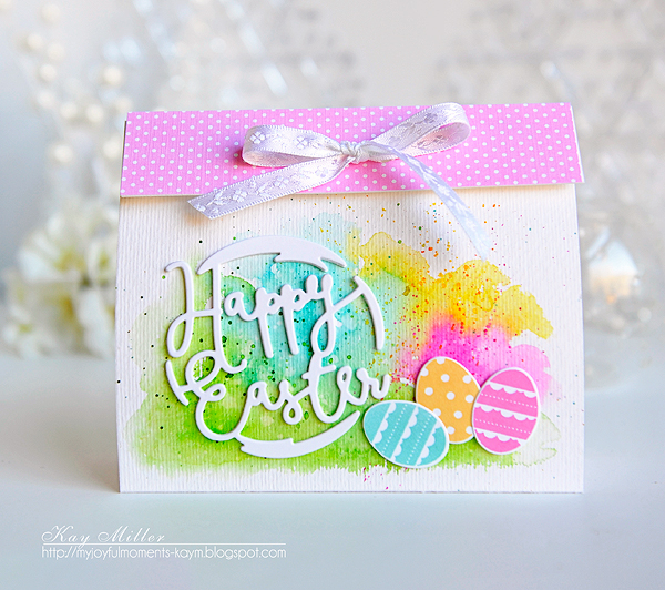 STAMPS: Bunny Basket<br />
DIES: Bunny Basket, Shaped Sayings: Easter<br />
INK: Hibiscus...