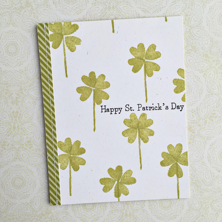 size: 4 1/4&quot; x 5 1/2&quot;<br />
<br />
stamps: Keep it Simple: St. Patrick&#039;s Day,...
