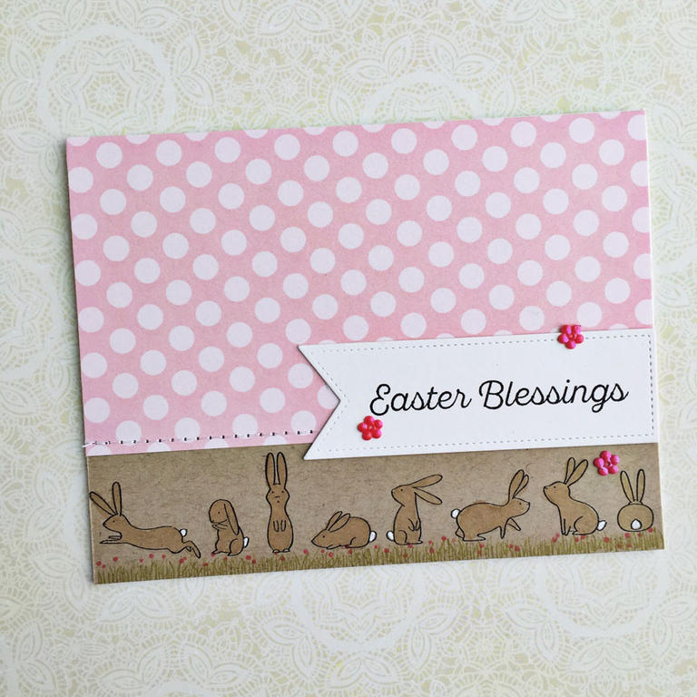 size: 5 1/2&quot; x 4 1/4&quot;<br />
<br />
stamps: Simply Spring Borders, Keep it Simple:...