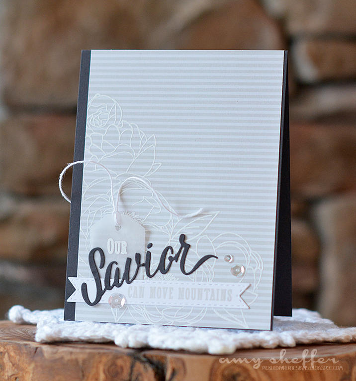 Stamps: Peonies on Parade, Inspired: Savior<br />
<br />
Dies: Keep It Simple Frames; Tag...