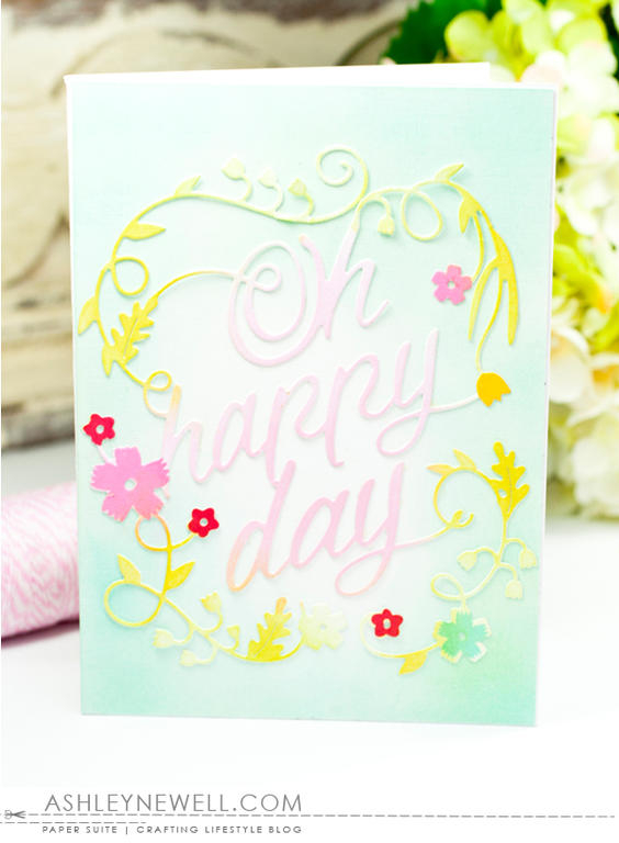 Supplies<br />
<br />
Stamps: Paper Clippings: Happy Day<br />
<br />
Ink: Aqua Mist,...