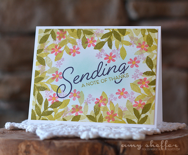 Stamps: Painted Petals<br />
<br />
Ink: Spring Moss, Simply Chartreuse, Ripe Avocado,...