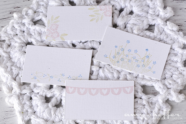 Stamps: Phrases &amp; Praises, Garden Variety, Choose Joy, Type Strips II<br />
<br />
Dies:...