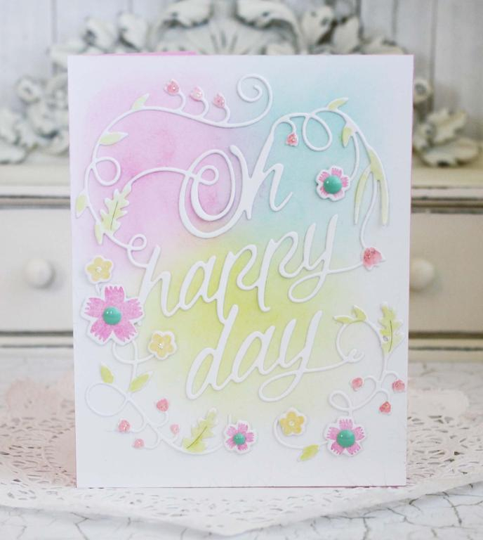 Papertrey Ink Supplies Used:<br />
Stamps:<br />
Paper Clippings:  Happy Day<br />
Ink:<br />...