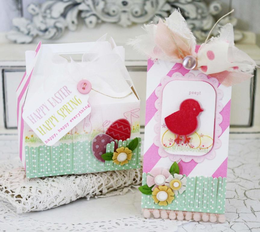 Papertrey Ink Supplies Used:<br />
Stamps:<br />
Simply Spring Borders, Bunny Basket<br />...