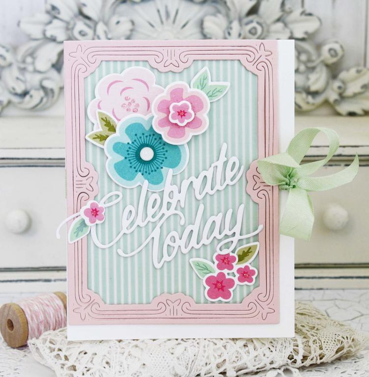 Papertrey Ink Supplies Used:<br />
All Supplies from MIM Mini Kit:  Color Pop Florals<br />...
