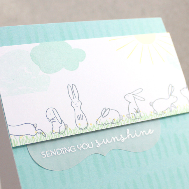 Stamps: Simply Spring Borders, So Striking, Blue Skies - Papertrey Ink<br />
Cardstock: Aqua...