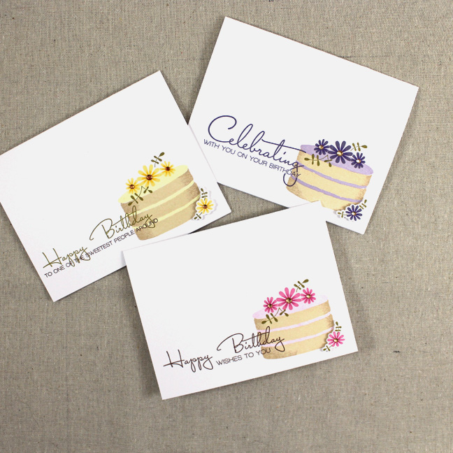 Stamps: Just Desserts - Papertrey Ink<br />
Cardstock: white<br />
Ink: (purple) Winter...