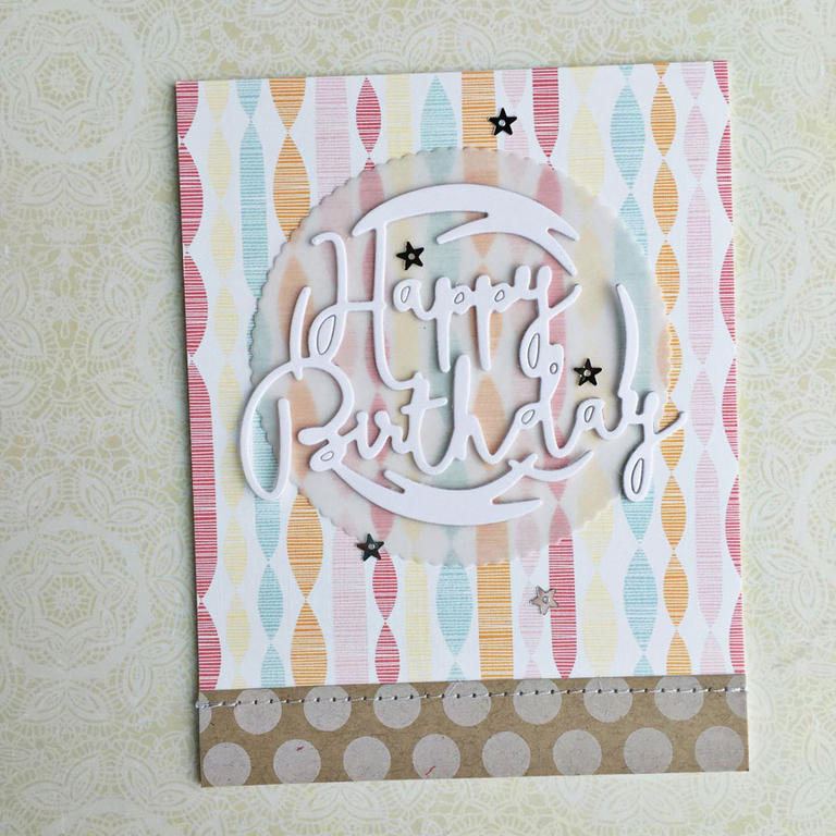 size: 4 1/4&quot; x 5 1/2&quot;<br />
<br />
stamps: Polka Dot Basics III<br />
<br />
ink:...