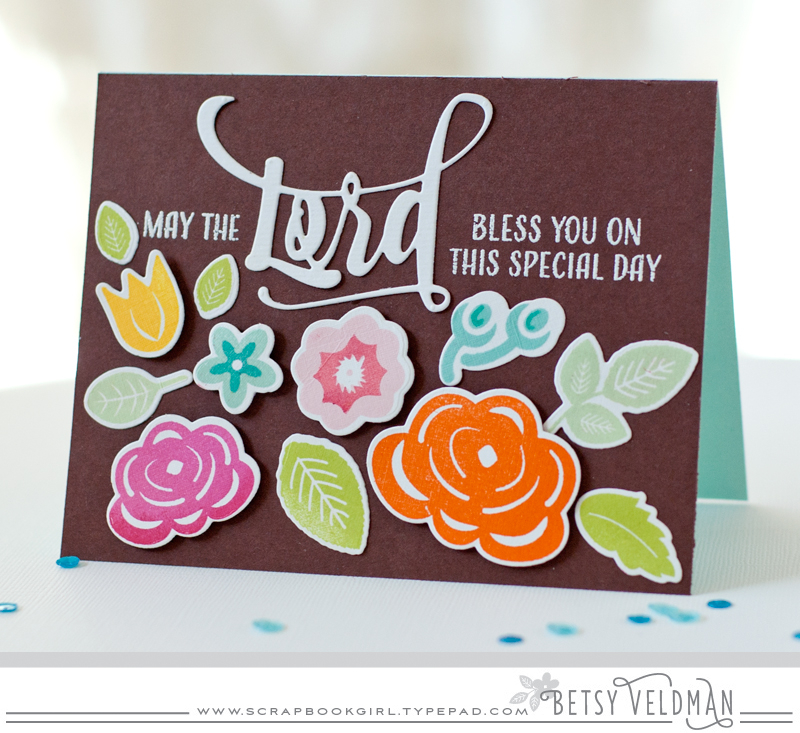stamps: inspired: Lord, bloomin&#039; cute<br />
ink: versamark, raspberry fizz, sweet blush,...