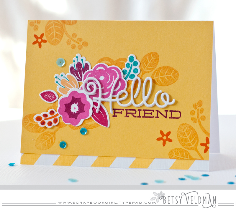 stamps: bloomin' cute<br />
ink: raspberry fizz, scarlet jewel, pure poppy, hawaiian...