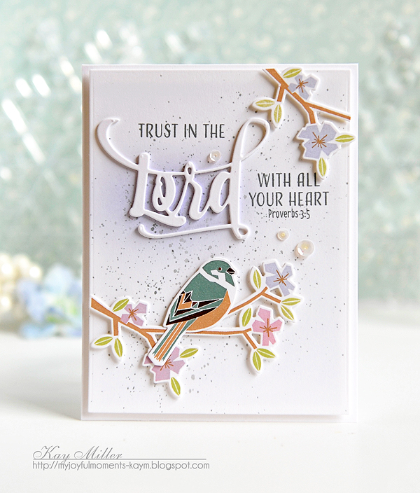 STAMPS: Inspired: Lord, Spring Woods<br />
DIES: Inspired: Lord, Spring Woods<br />
INK:...