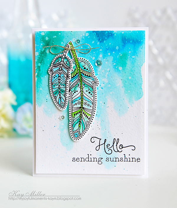 STAMPS: What the Doodle: Feather, Keep it Simple: Encouragement<br />
DIES: What The Doodle:...