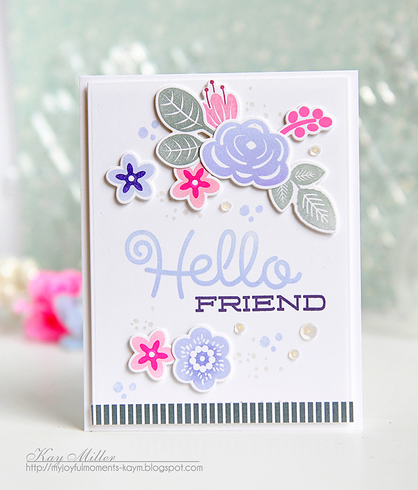 STAMPS: Blooming Cute, Circle Script Swirls: Birthday<br />
DIES: Blooming Cute<br />
INK:...