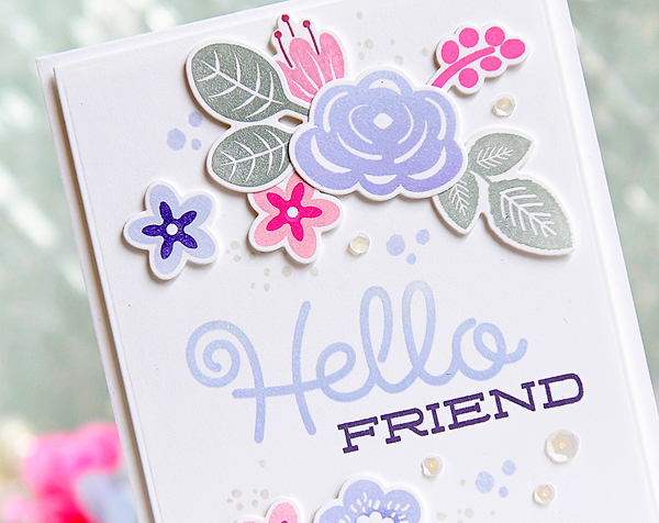 STAMPS: Blooming Cute, Circle Script Swirls: Birthday<br />
DIES: Blooming Cute<br />
INK:...