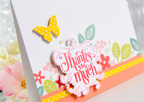 STAMPS: Fancy Pants Sentiments, Blooming Cute, Bitty Butterflies<br />
DIES: Fancy Pants...