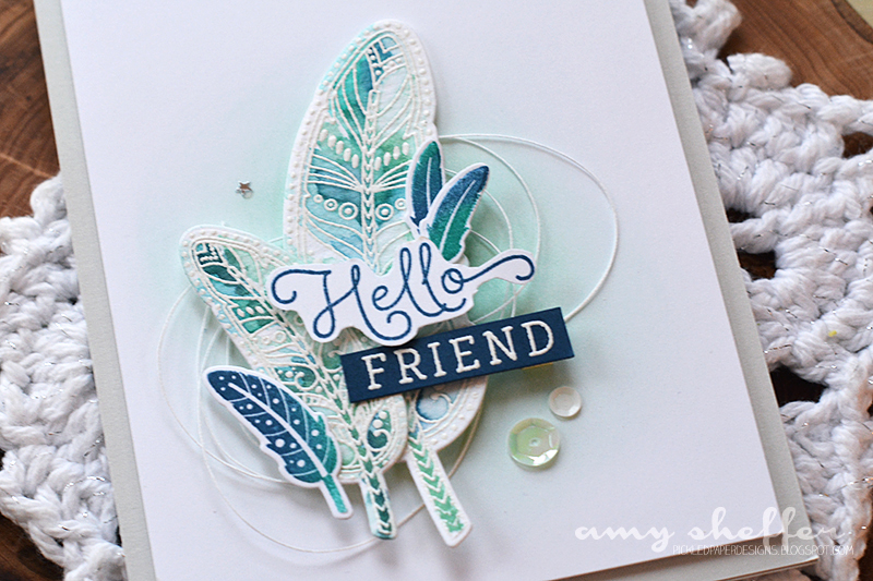 Stamps: What the Doodle: Feather<br />
<br />
Dies: What the Doodle: Feather<br />
<br />...