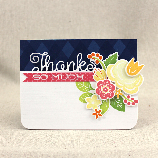 Stamps: Bloominâ€™ Cute, Background Basics: Super Stripes - Papertrey Ink<br />
Cardstock:...