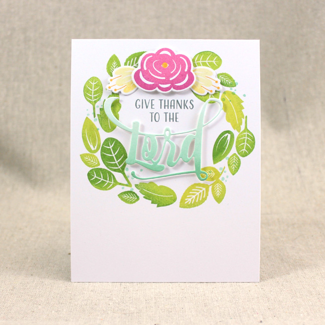 Stamps: Inspired: Lord, Bloominâ€™ Cute, Script Swirls: Birthday - Papertrey Ink<br />...