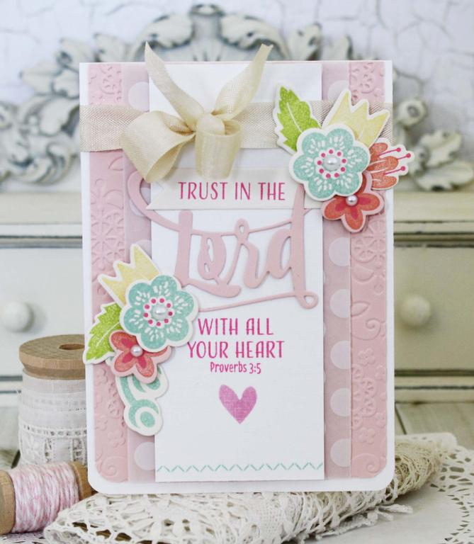 Papertrey Ink Supplies Used:<br />
Stamps:<br />
Bloomin&#039; Cute, Inspired:  Lord<br />...