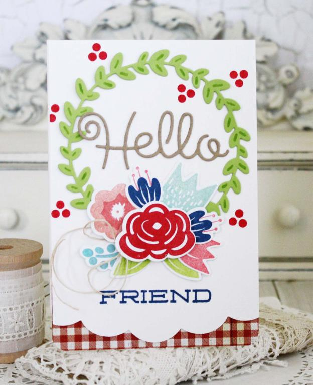 Papertrey Ink Supplies Used:<br />
Stamps:<br />
Bloomin&#039; Cute<br />
Ink:<br />
Pure...