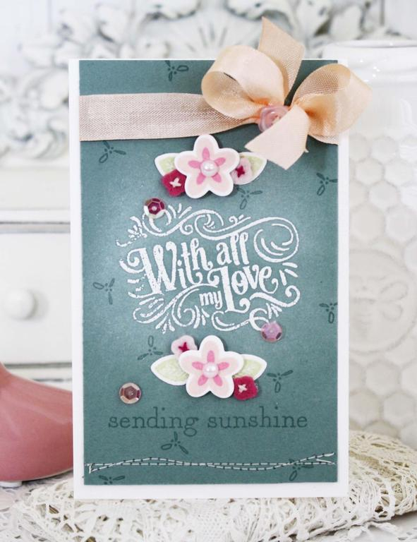 Papertrey Ink Supplies Used:<br />
Stamps:<br />
Fancy Pants:  Sentiments, Splits:  Celebrate,...