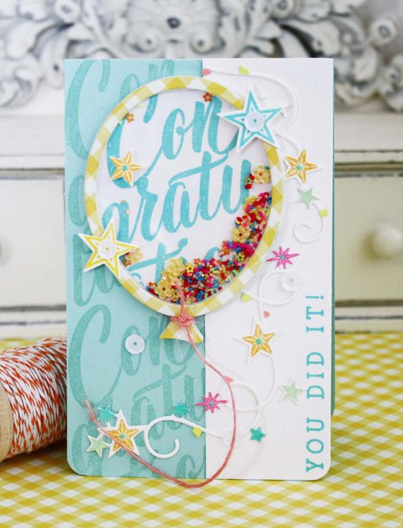 Papertrey Ink Supplies Used:<br />
Stamps:<br />
Paper Clippings:  Congratulations<br />...