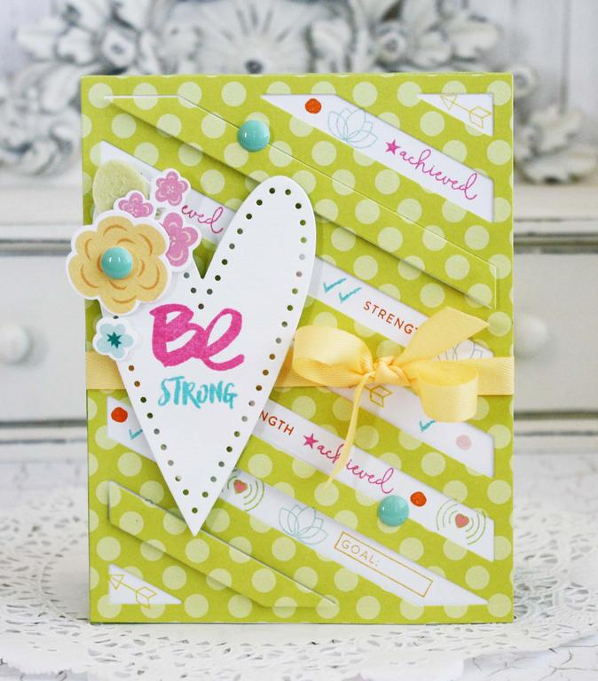 Papertrey Ink Supplies Used:<br />
Stamps:<br />
Be, Moments Inked:  Active Symbols<br />...