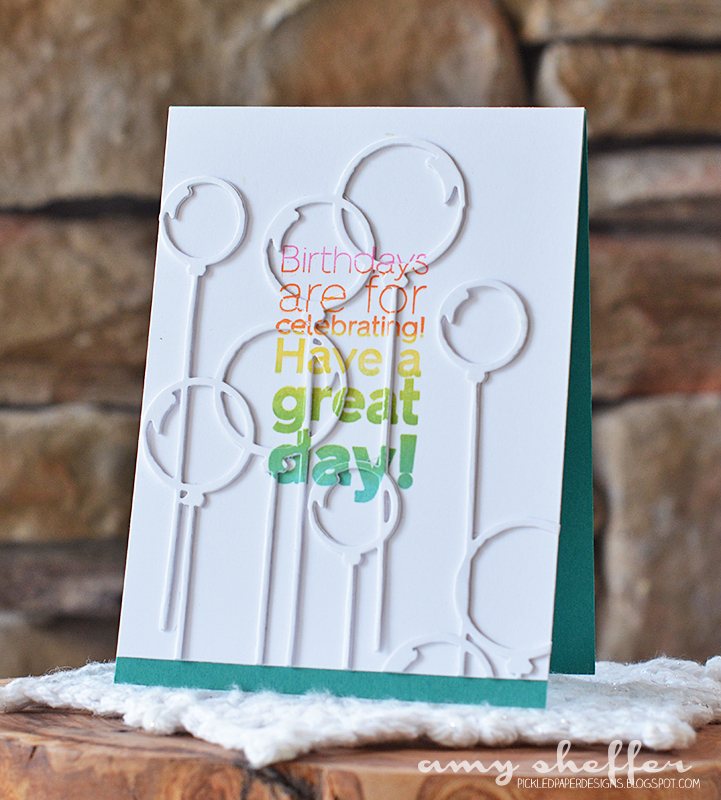 Stamps: Ombre Sentiments: Birthday Dies: Best Birthday Ink: Hibiscus Burst, Orange Zest, Bright...