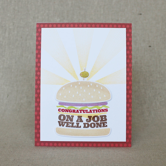 Stamps: King Of The Grill, Hello Sunshine - Papertrey Ink<br />
Cardstock: Comic Strip...
